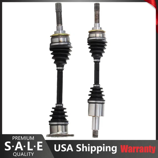 Front Left Right Pair CV Axle Joint Shaft For 2002-2003 Suzuki XL-7 Auto Trans