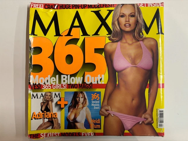MAXIM MAGAZINE NUMBER 84 April 2002 'The Model Issue' Adriana