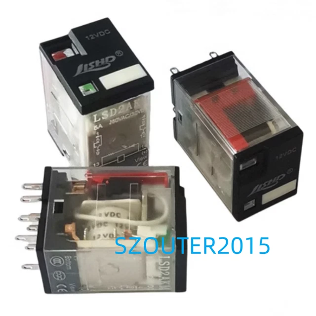 3x NEC EP2-3N1ST Automotive Relay – 12V, SPDT (1 Form C), 20A, 225 Ohms
