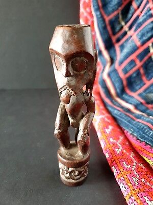 Old Borneo Dayak Miniature Tribal Carving  …beautiful collection piece