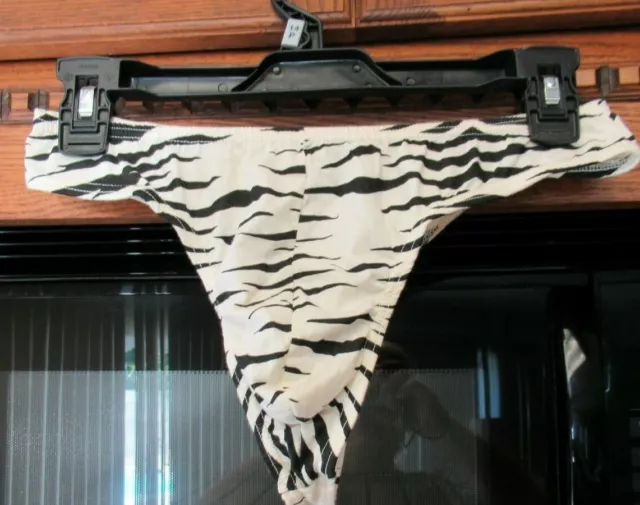 MEN'S ANIMAL PRINT Thong underwear vintage Fredericks of Hollywood 1990's  $60.00 - PicClick