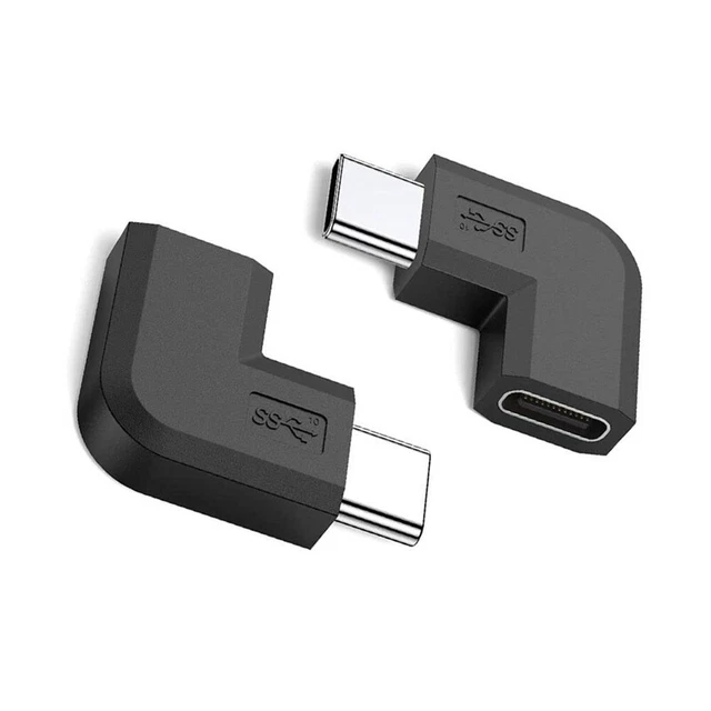 CY Cavo Adattatore USB 3.0 Angolato, 2 Pezzi, Da Maschio A Femmina, Prolunga 180 Gradi, 5 Gbps - Foto 10