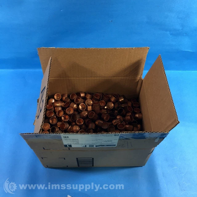 Box of 948 Brass Flared Tube Caps FNIP