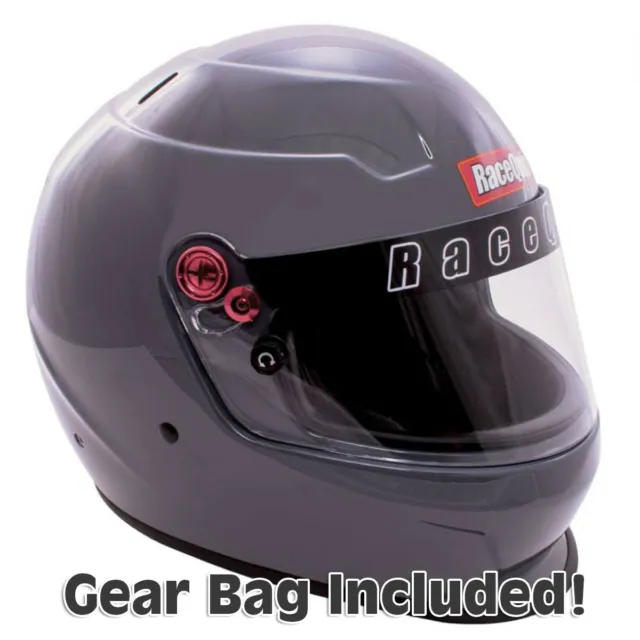 Racequip Pro20 Racing Helmet  | Large |  Gloss Grey  |  *****Free Bag