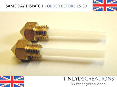2 pezzi mk7/8 0,4 mm CTC extruderdüse con tubo per stampante 3d parte 