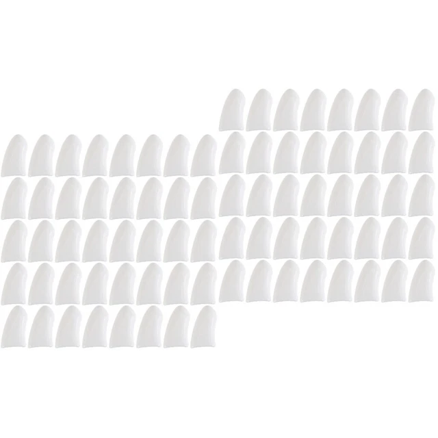 4 Packs/40PCS Pet Nail Set Covers Soft Paws Cat Claw Caps Glue for Charms