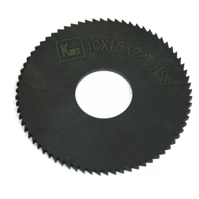 40mm x 1.5mm 72 Teeth HSS Slotting Slitting Saw Mill Cutter