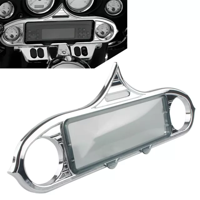 Stereo Radio Dash Accent Cover For Harley Electra Street Glide FLHT FLHTCU FLHX