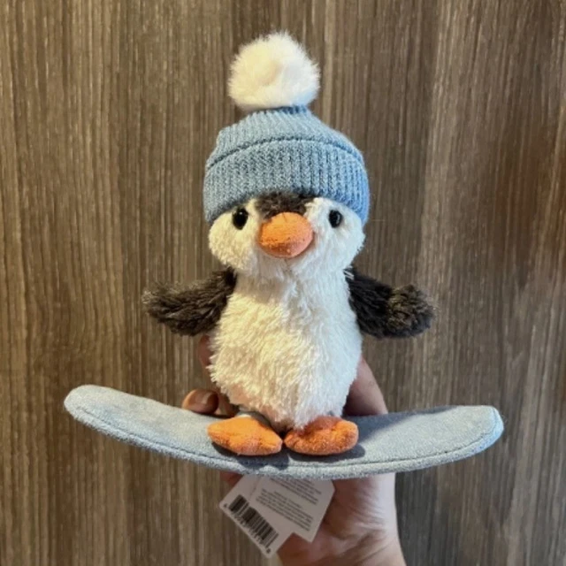 BNWT 2025 JELLYCAT Peanut Penguin - Snowboarding Christmas Exclusive ...