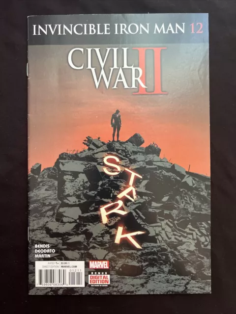 The Invincible Iron Man #12 - (2015) First Appearance Of Ronnie Williams Marvel.