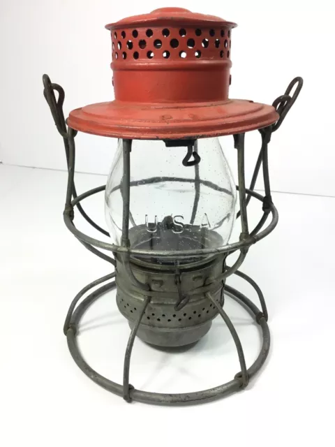 Adlake Reliable The Adams & Westlake Co. New York Chicago Phila R/R. Lantern