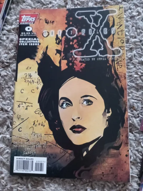The X-Files #0 Topps Comics Special Collectors Item Issue, Direct Sales Edition