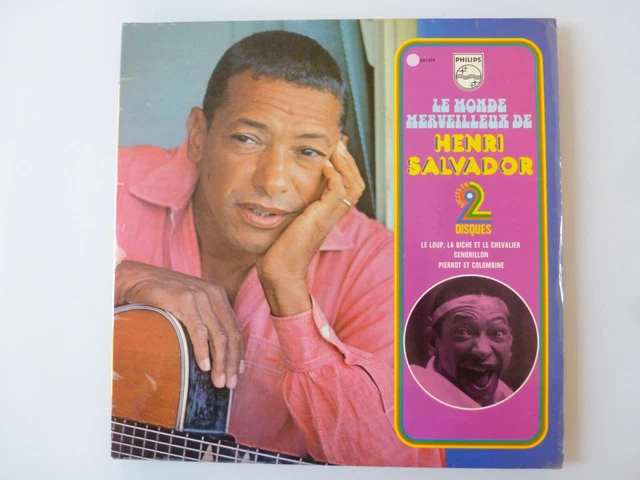 Le Monde Merveilleux De Henri Salvador Philips Disque Vinyle 33 Tours Rpm 2 Lp