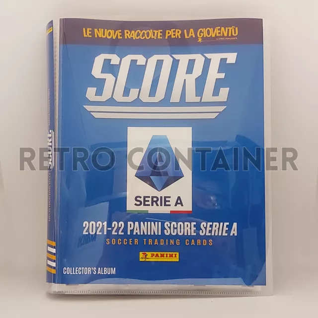 PANINI SCORE SERIE A 2021-2022 - Serie Completa Set 1-200 con Collector's Album