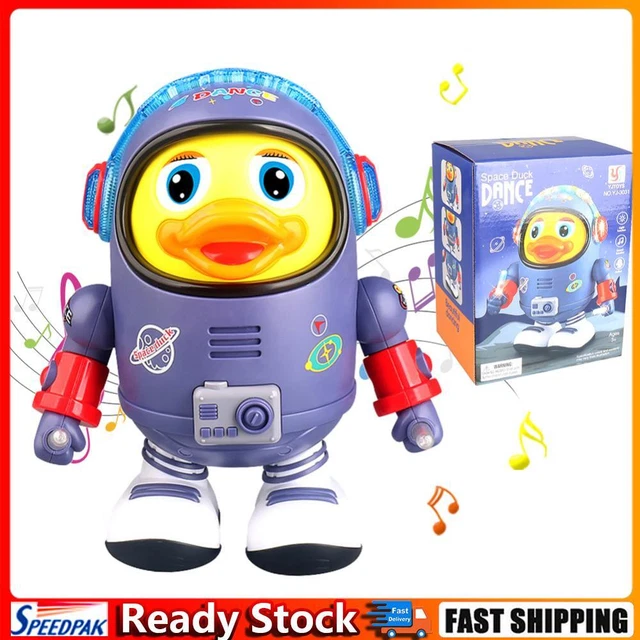 Electric Noisy Duck Toys Plastic with Music Light for Children Birthday Gift Hot