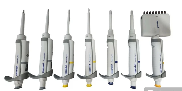 7x Pipettes Research Single Channel & Multi Channel 1000ul, 300ul 100ul  10ul