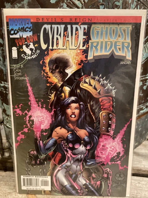 Cyblade/Ghost Rider #2 Devil's Reign (1997) Marvel/Top Cow Comics