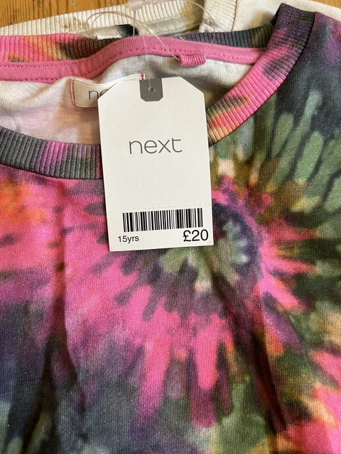 Girls Teens Next Tie Dye Long Sleeve Top Bundle Age 15 BNWT RRP £20 6