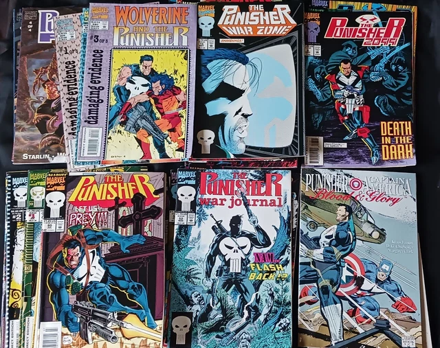 The Punisher Comic Lot - 36 Issues - War Zone 2099 War Journal P.O.V. Wolverine