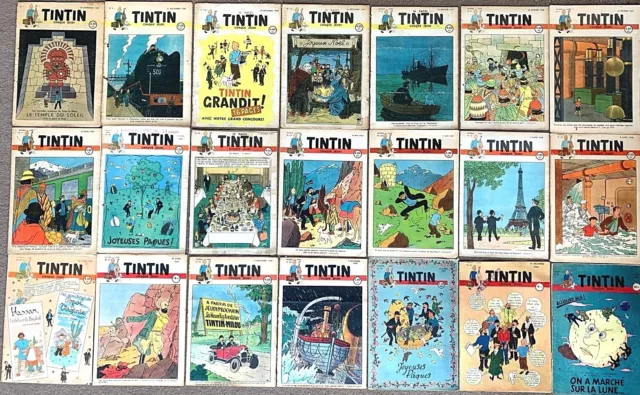 VINTAGE JOURNAL TINTIN Herge Cover Issues 1946 to 1950 BUY INDIVIDUALLY EO Comic