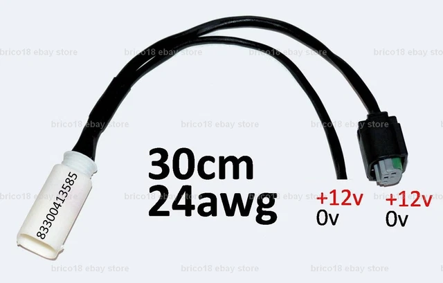 BMW Accessory Y Cable 83300413585 30cm/24awg/2p - R1200 R1250 GS RS RT XR K1600