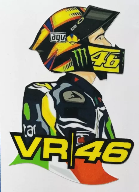 Valentino Rossi VR46 adesivo stickers Rossi Vale tributo adesivi MOTOGP