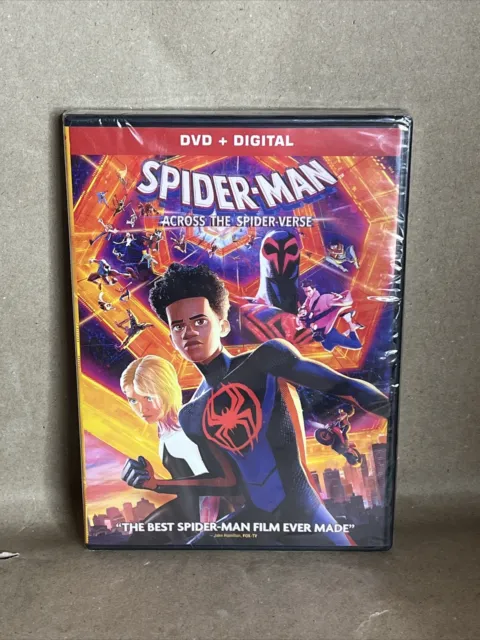 Spider-Man: Across the Spider-Verse (DVD, 2023) Free Shipping!