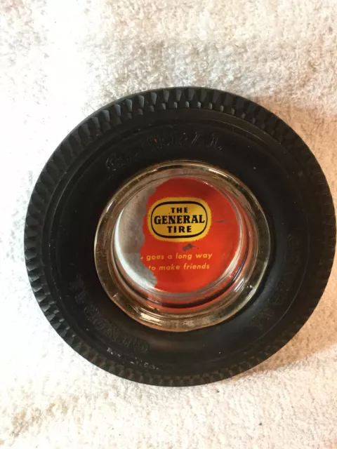 Vintage General Tire Advertising Ashtray