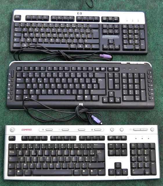 Lot 5 claviers USB HP - Accessoires informatique