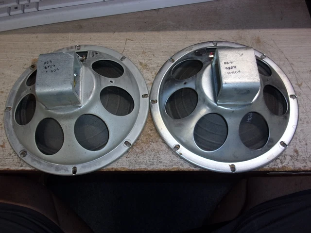 Vintage 8" Alnico Speakers Unknown Maker