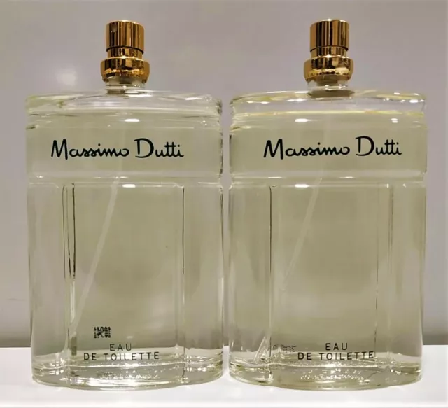 2 Unidades  Massimo Dutti Eau De Toilete  100 Ml + 100 Ml Total 200 Ml Edt