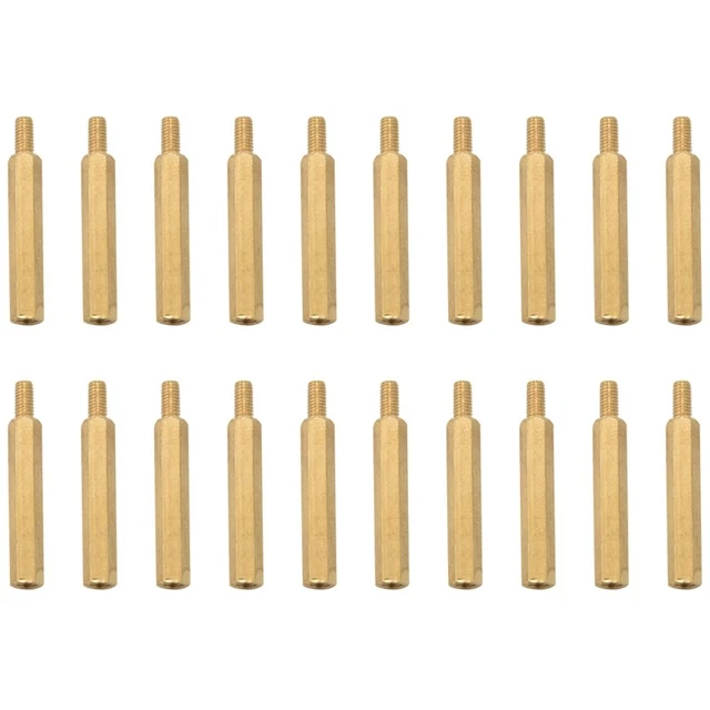 20 pieces Male x Female Thread PCB Stand-off 30 mm length Q9G1h
