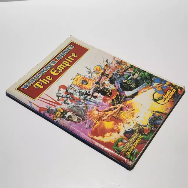 Warhammer Fantasy Battle (WFB) - The Empire 1996 Soft Cover Battletome VGC 2