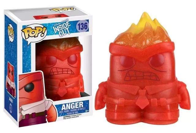Exclusive Disney Pixar Inside Out - Crystal Anger 3.75" Vinyl Figure Pop Funko