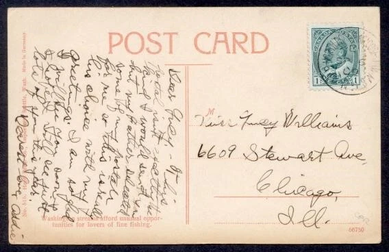Canada Cpr North Portal & Moose Jaw Rpo 1909 Ppc