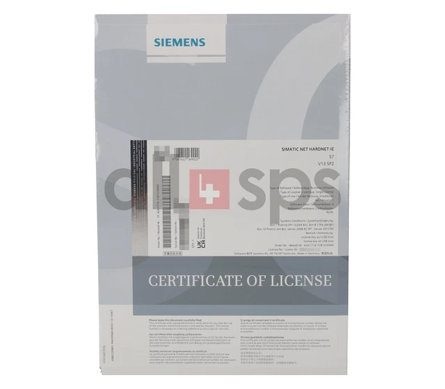Simatic Net Hardnet-Ie S7 V13 Sp2 - 6Gk1716-1Cb13-0Aa0 (Ns)