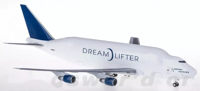 1:200 35CM HOGAN DREAM LIFTER B747-400LCF Passenger Airplane ABS ...