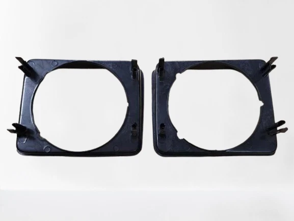 Fari Anteriori Per Suzuki Samurai Jimny Sierra SJ410 - Set Nero Completo, Prodotto In India
