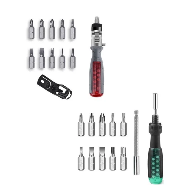 RATCHET SCREWDRIVER Set 10Piece Multibit Ratchet Screw