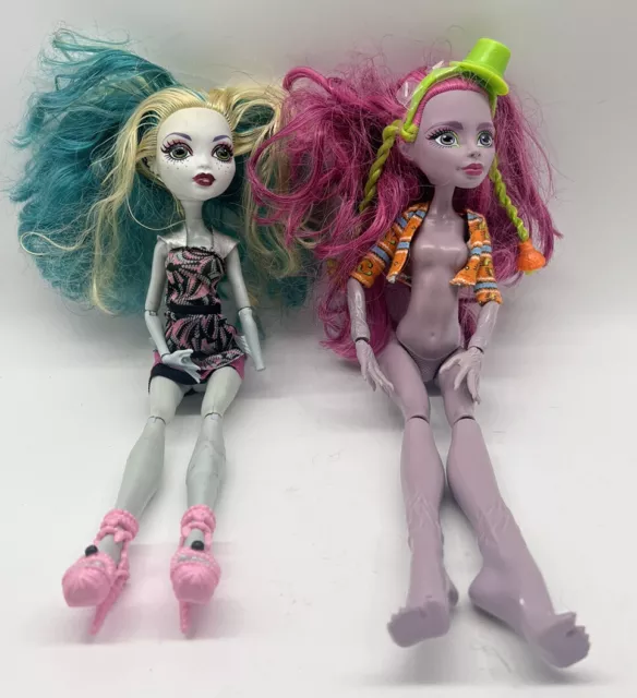 Monster High Dolls Marisol Coxi and lagoona Toys Lot of 2