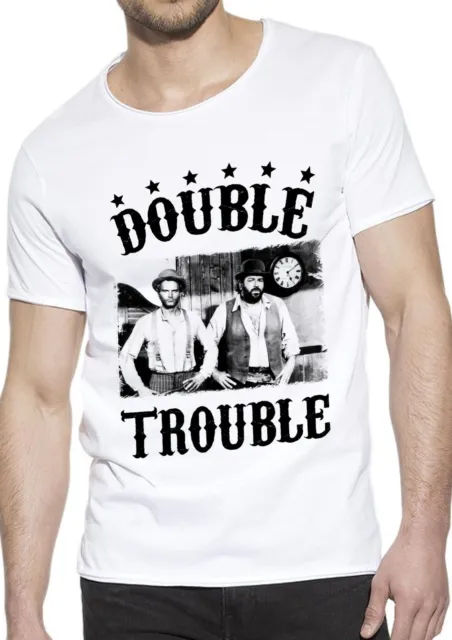 T-Shirt Bud e Terence western Uomo Abbigliamento 100% Cotone Taglia da S a XXL 2