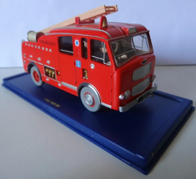 Camion De Pompiers Dennis Métal 1/43 - Marque Conrad Germany - Modèle Réduit Rare En Occasion