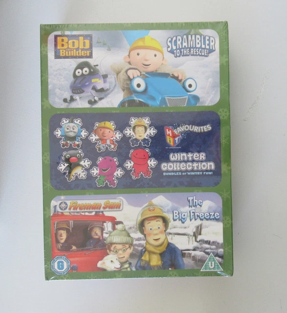 BOB THE BUILDER, Fireman Sam, HIT Favourites, 3 DVD COLLECTION - new ...
