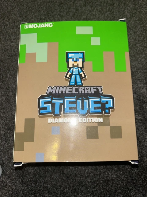 MOJANG MINECRAFT STEVE Diamond Edition Notch Block Figure 6