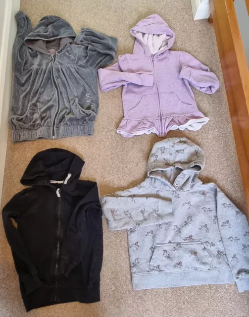 Girls age 8-9 clothes bundle 4 items Hoodies inc Gap & Next