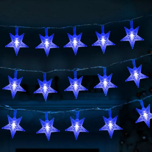 Twinkle Star 100LED String Lights, Plug-in Waterproof Extendable, Warm White