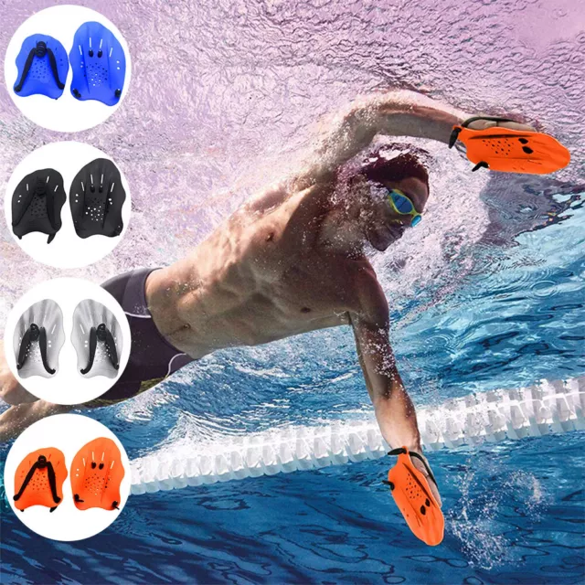 Swimming Stroke Practice Correction Tool Swim Training Paddles Palm Hand turLj
