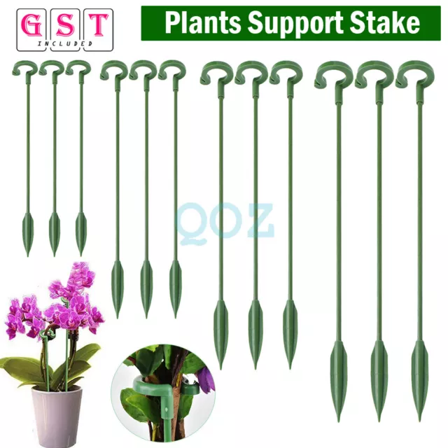 10PCS Garden Plant Support Ring Plant Support Stake for Plant Flower 17/48cm