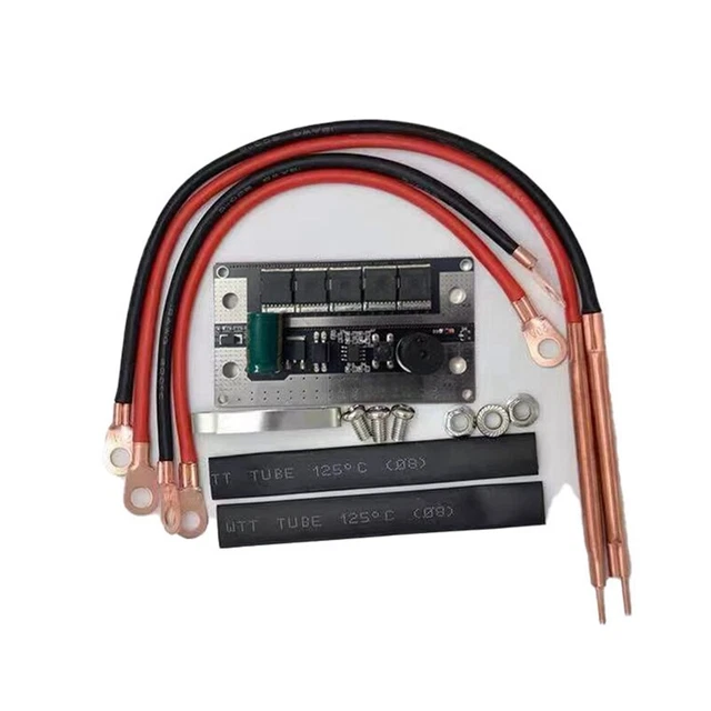 DIY Spot Welding Pen Portable 12V Battery Storage Spot Welding Conductor Plate W5L3