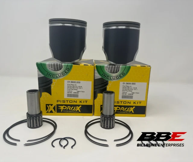 SKI DOO 600 DUAL RING PISTON KIT WITH BEARINGS FITS 2009-18 600 HO ETEC
